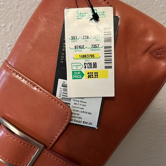 Kenneth Cole All Leather Clutch - Picture 4 of 8